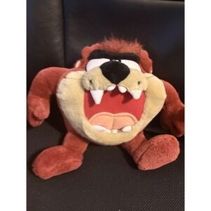 Play By Play Looney Tunes Tornado TAZ Plush 1997 Talking Tazmanian Devil Working